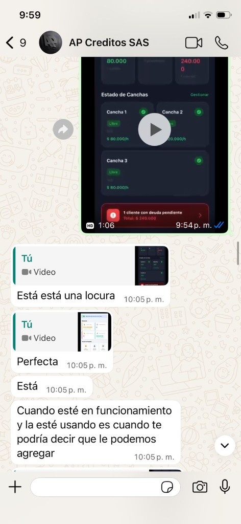 Conversación real con cliente – AB Soccer Play